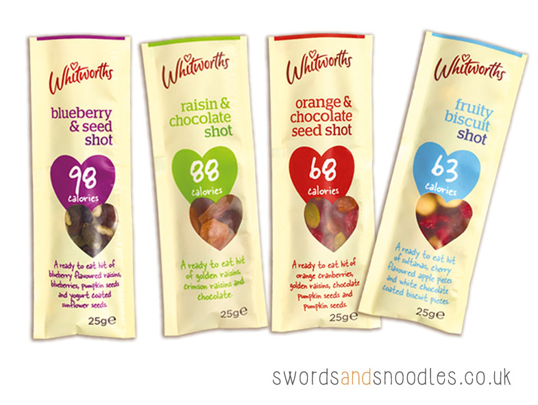 Whitworths Snacking on the go shots