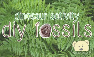 DIY Fossils Dinosaur Activity