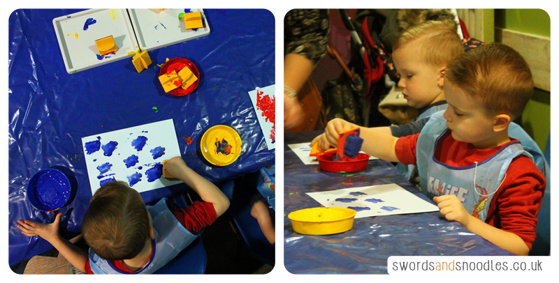Painting and stamping and sea life centre birmingham